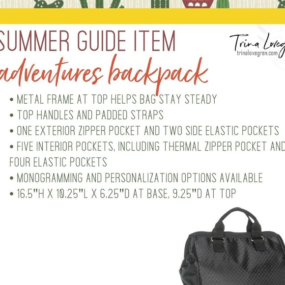 Twinkling Plum Adventures Backpack 